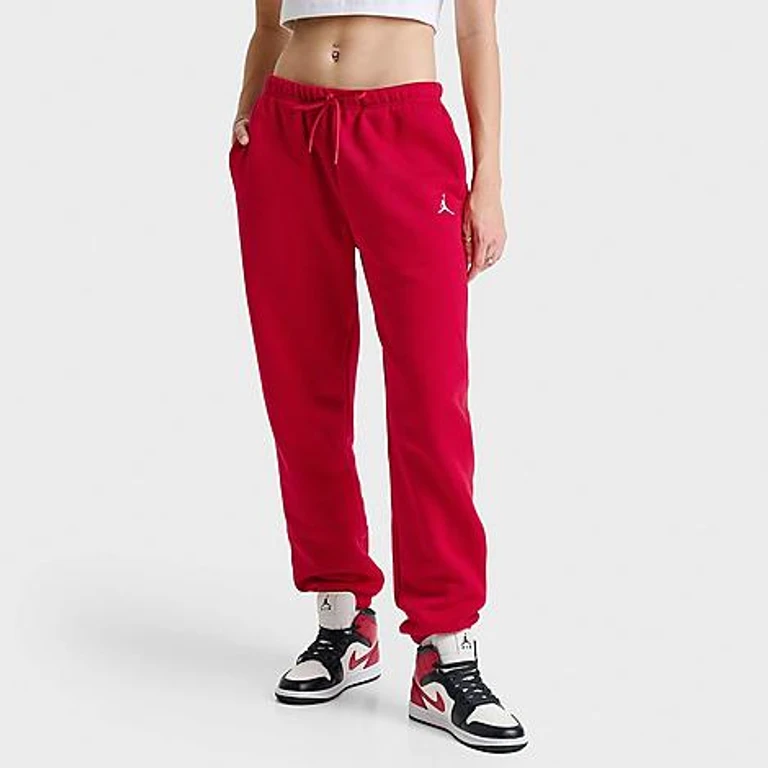 Women's Brooklyn Fleece Pants in Gym Red/White Size: XS