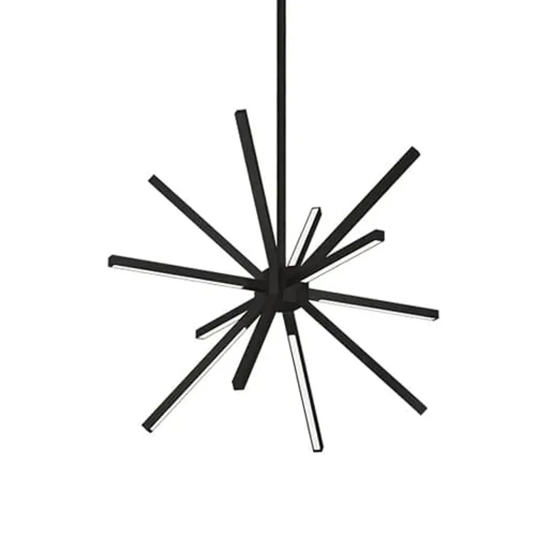 Sirius Minor LED Contemporary Chandelier in Black