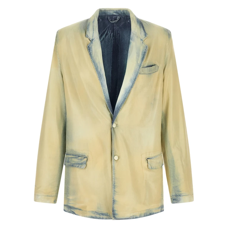 Diesel D-Nivale-Fsi blazer Beige Lyocell - Men