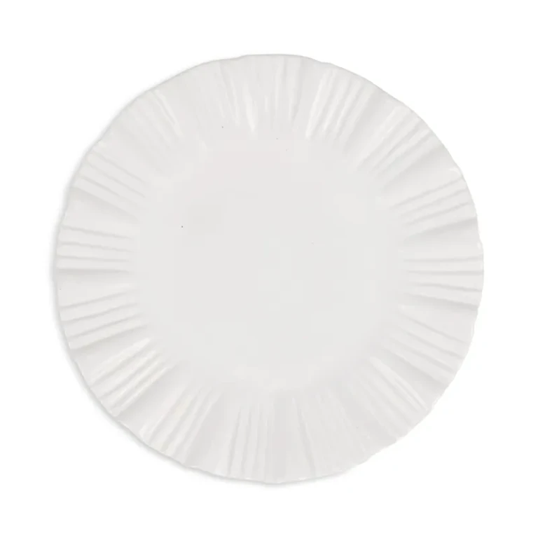 Vietri Bari White Small Round Platter