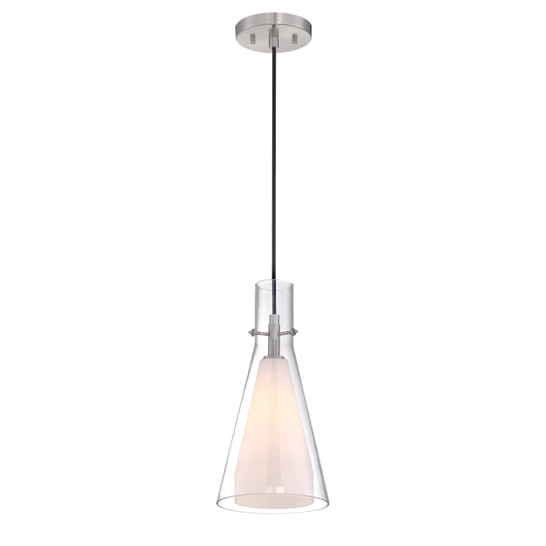 George Kovacs Taper 7" Pendant Light in Brushed Nickel