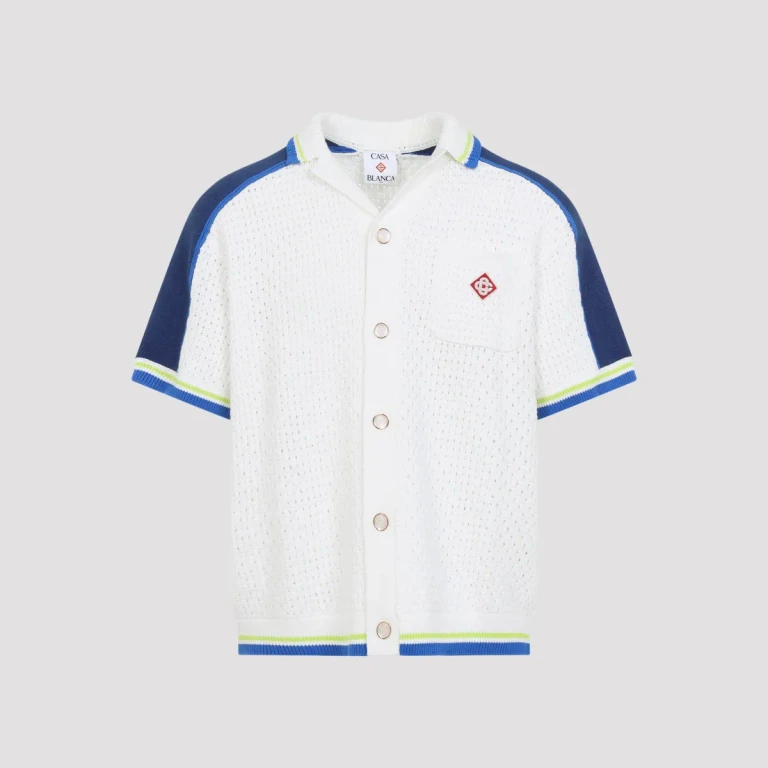 CASABLANCA Crochet Shirt Male L
