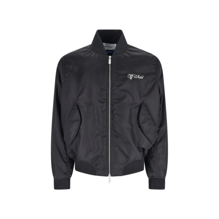 Off-White Jackets Black Body Lining: Viscose - Men