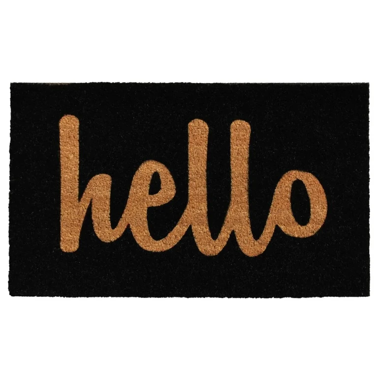 Hello Color Block Doormat
