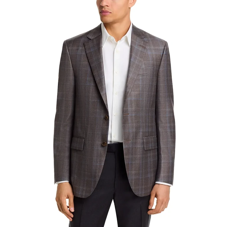 Peter Millar Flynn Plaid Wool Classic Fit Sportcoat