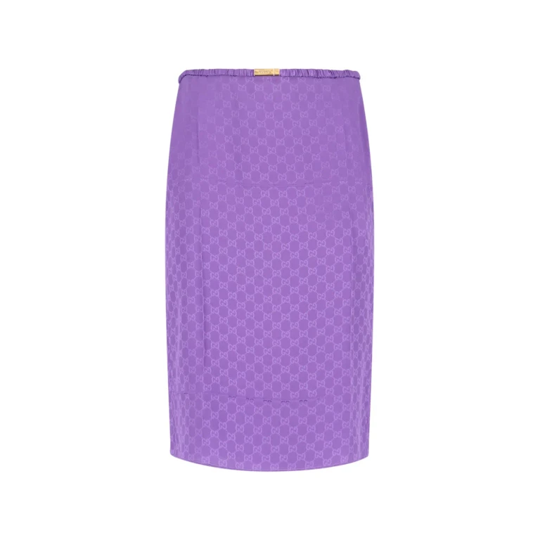Brunello Cucinelli Silk Midi Skirt