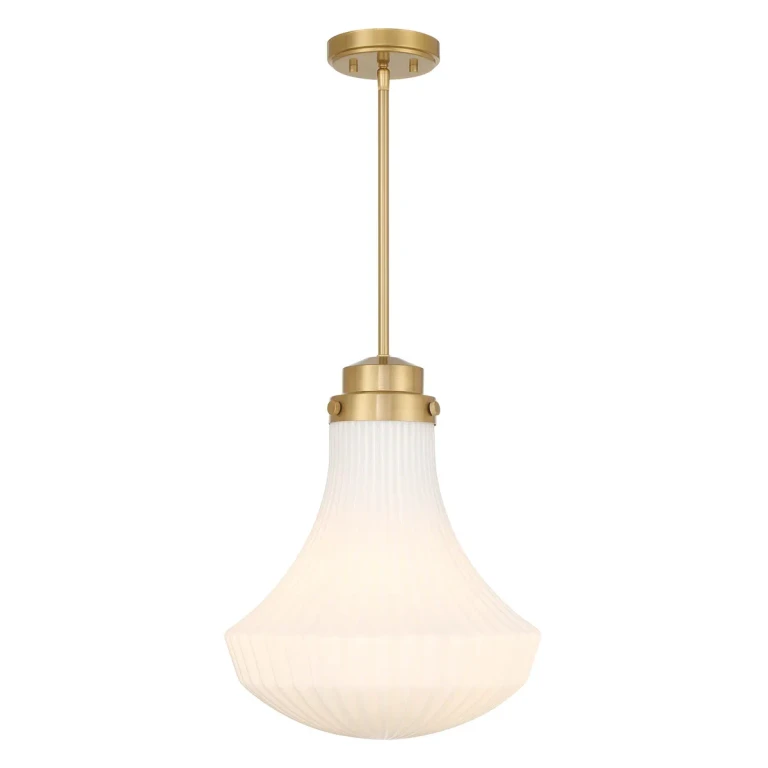 Bartlet 1-Light Pendant in Warm Brass
