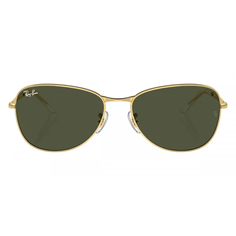 Ray Ban Green Pilot Unisex Sunglasses RB3733 001/31 59