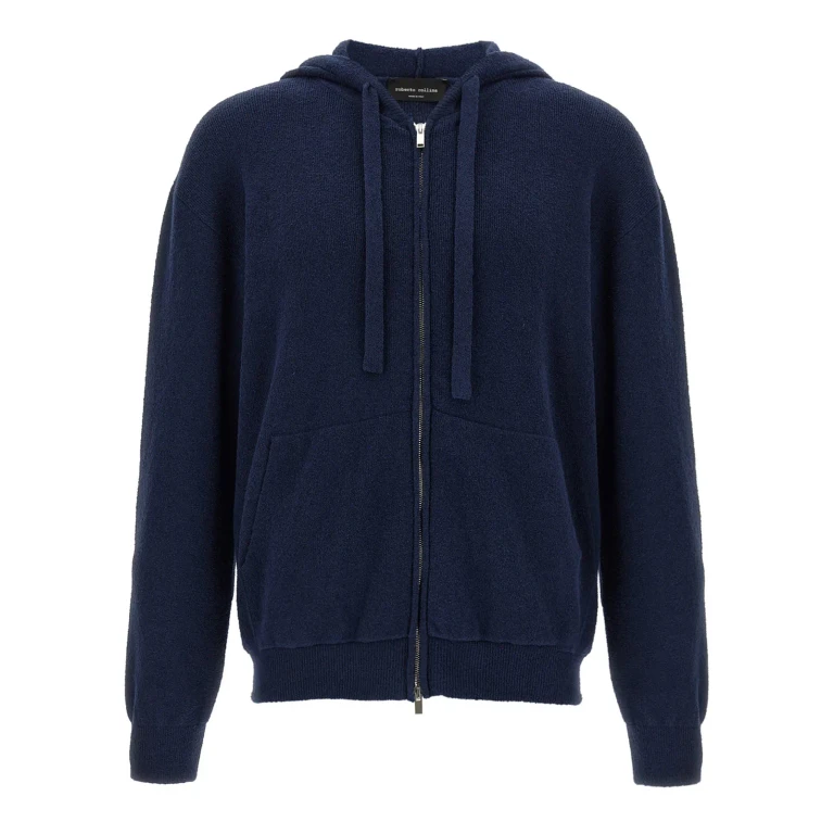 Roberto Collina Herren-Sweatshirt - Blau