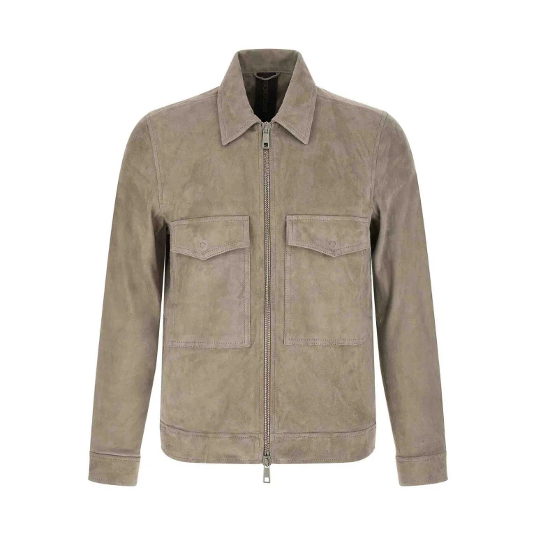 Giorgio Brato Blouson En Cuir - Gris