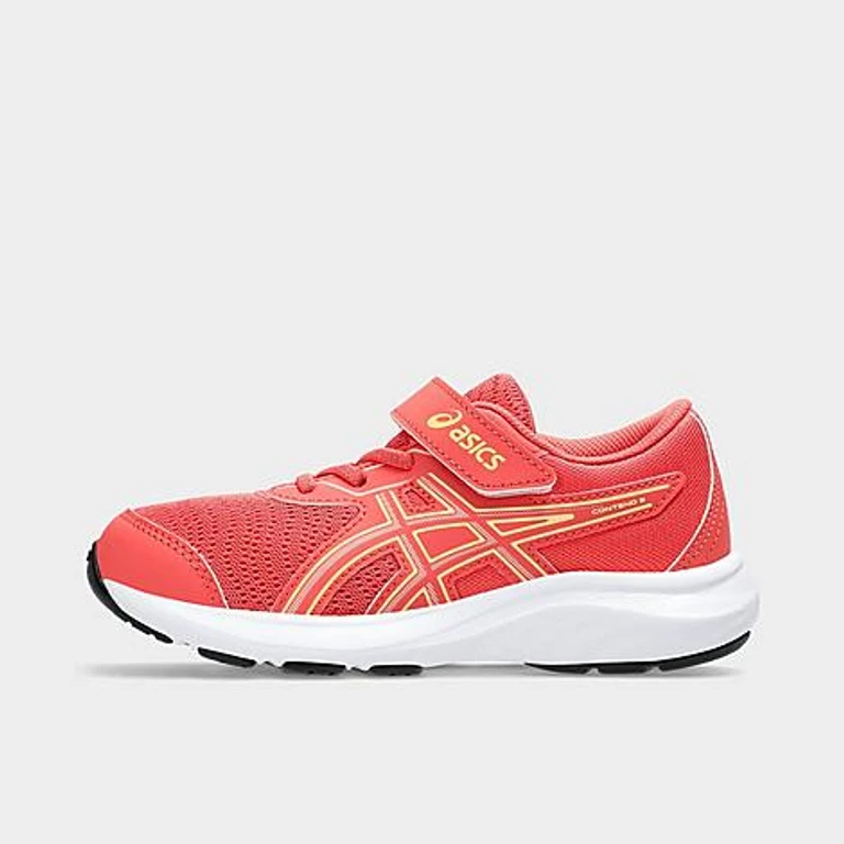 Asics Little Kids Contend 9 Running Shoes in Dark Pink Clay/Pink Clay Size: 1.0