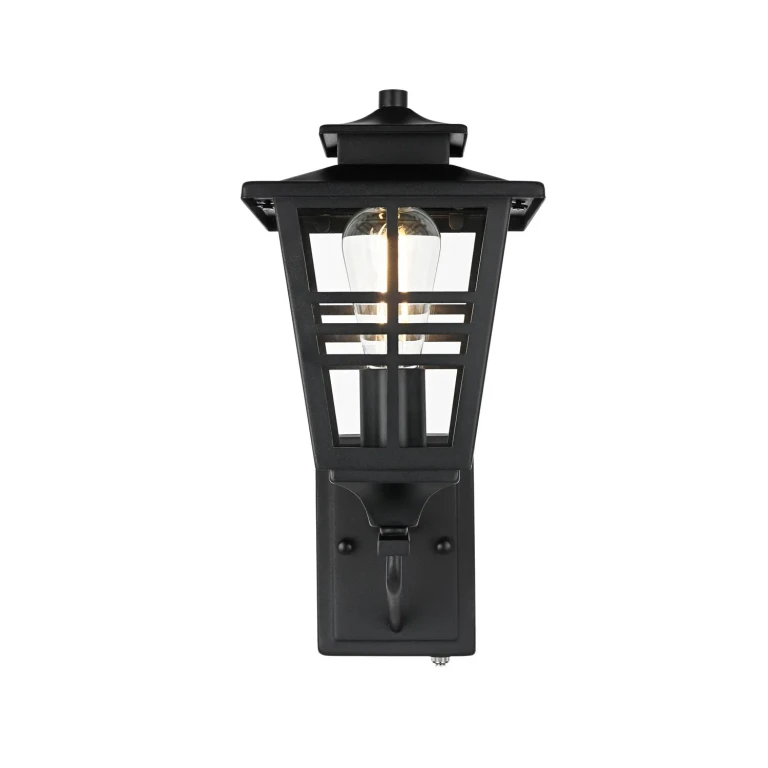 Black Outdoor Wall Sconce from the Macon Collection