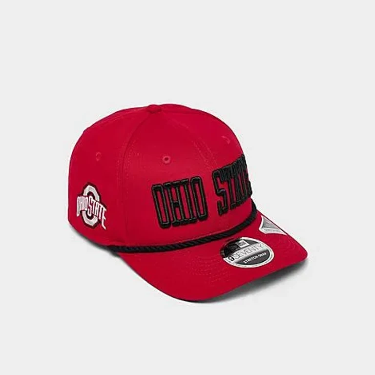 New Era Ohio State Buckeyes 9SEVENTY Stretch-Snap Snapback Hat in Red