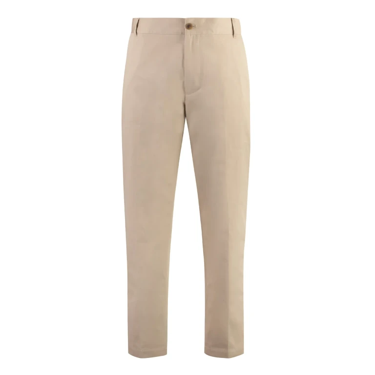 알렉산더 맥퀸 여성용 테일러드 코튼 팬츠