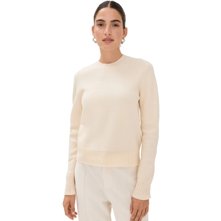 Jil Sander Langarmpullover Natur 36