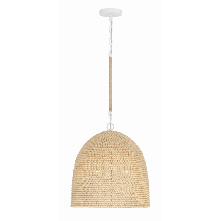 Jasper 3-Light Pendant in Matte White