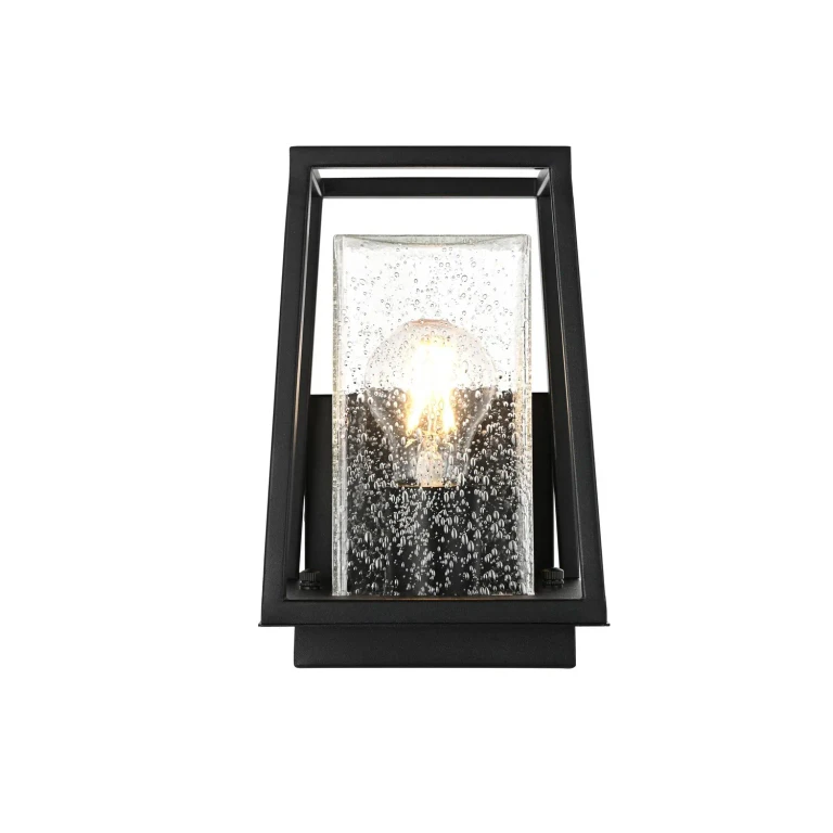 Black Outdoor Wall Sconce from the Lehigh Collection