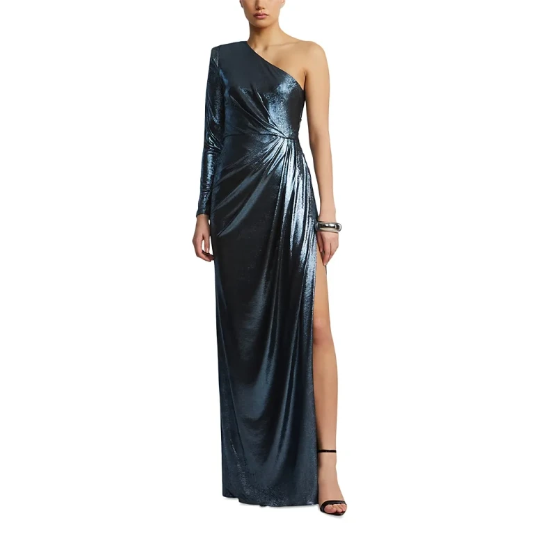 Bcbgmaxazria Strong Shoulder Gown