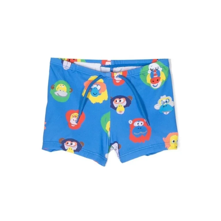Stella Mccartney Kids Graphic-Print Swim Shorts