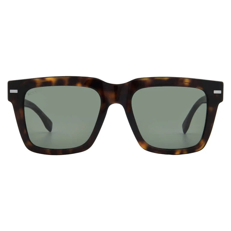 Hugo Boss Green Square Mens Sunglasses BOSS 1442/S 0086/QT 53