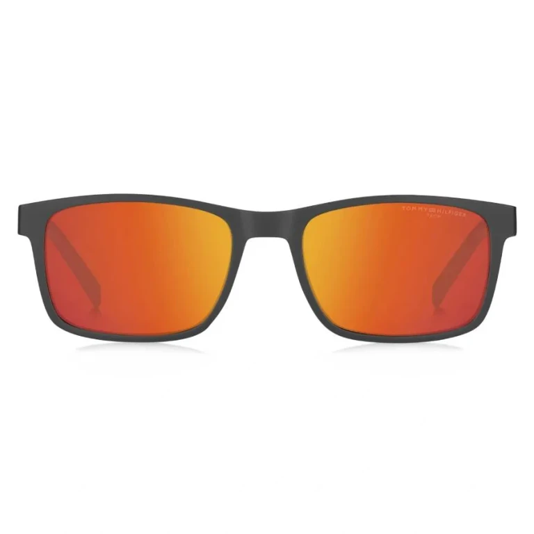 Tommy Hilfiger Red Multilayer Square Mens Sunglasses TH 2089/S 0FRE/1Z 56