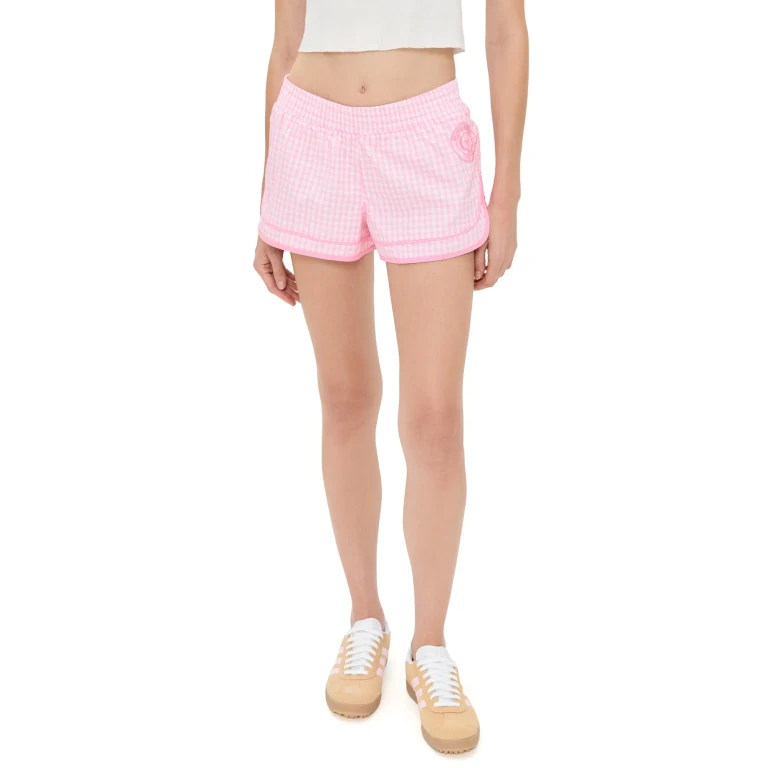 LoveShackFancy Lavey Shorts Tickled Pink S
