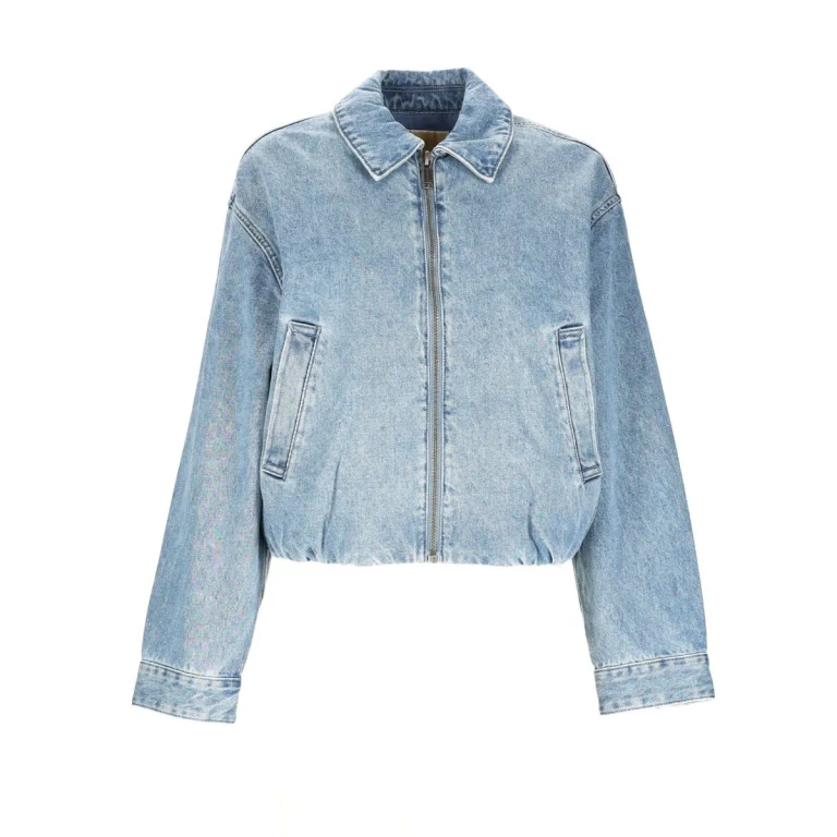 Michael Kors Denim Bomber Jacket
