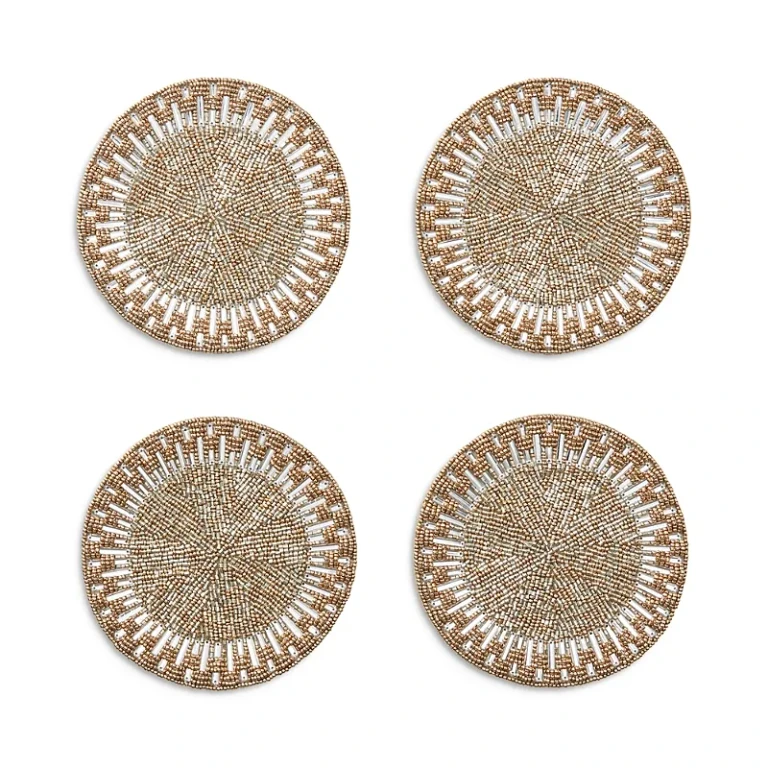Kim Seybert Palisade Coasters, Set of 4