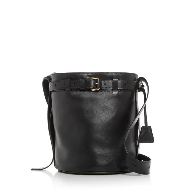 Moschino Leather Bucket Shoulder Bag