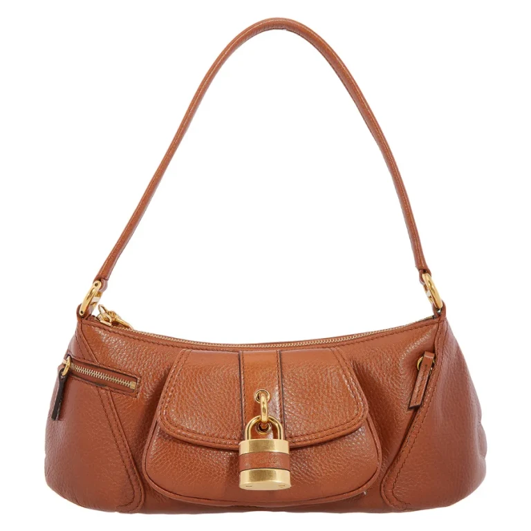 Chloe The 99 Shoulder Bag In Grained Leather