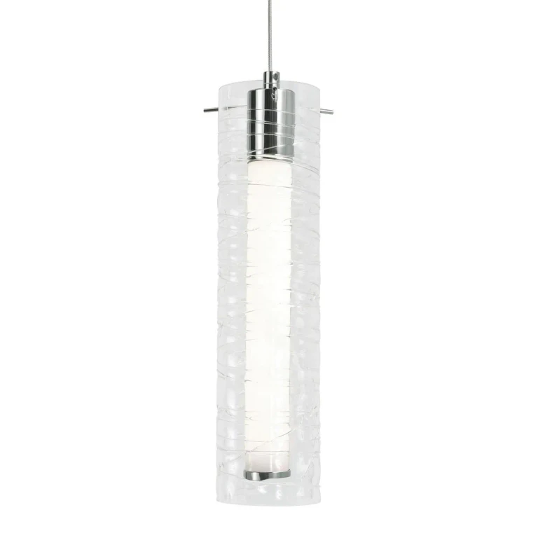 Polished Chrome LED Pendant from the Bari Collection