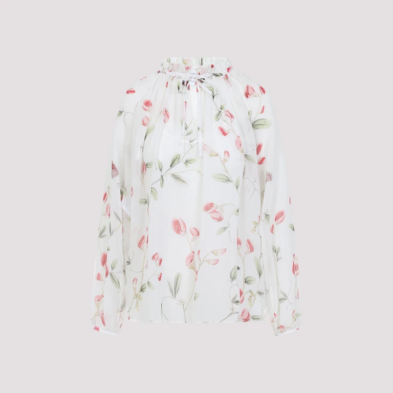 Giambattista Valli Silk Blouse White Tops - Women