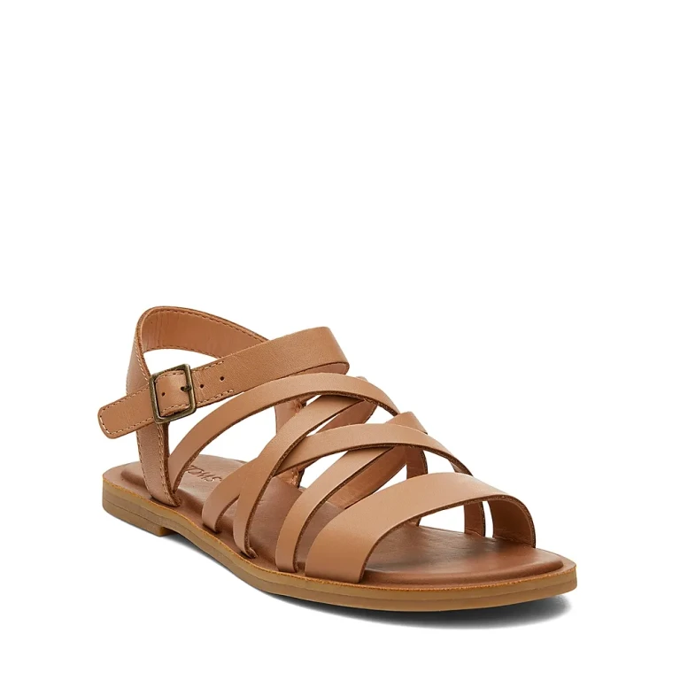 Toms Women's Sephina Crisscross Strap Flat Sandals