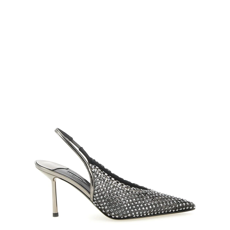 Le Silla Gray Polyester High Heel Pumps - Women