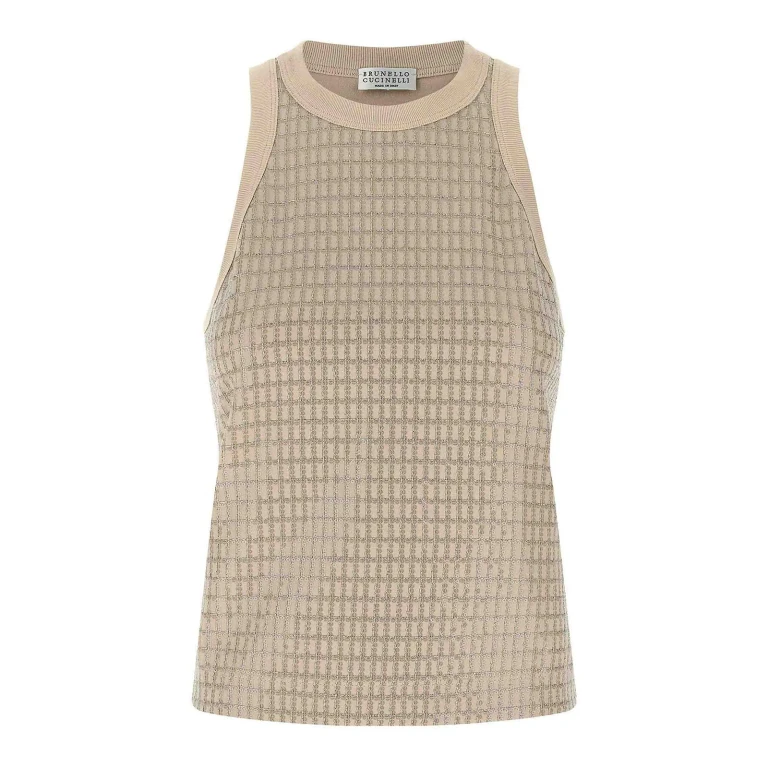 Top para hombre Brunello Cucinelli beige