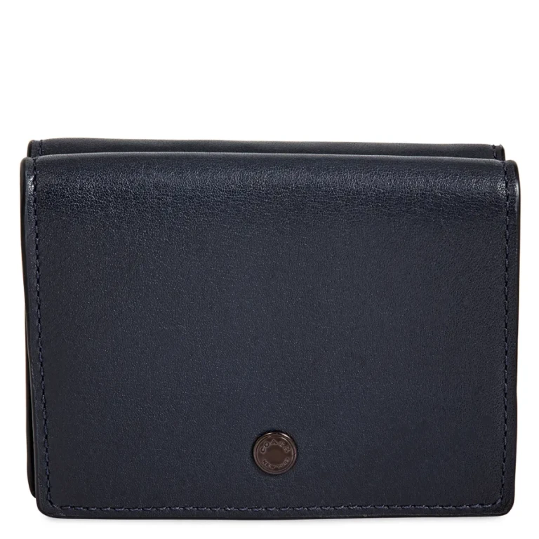Coach Saddle Trifold Origami Coin Wallet