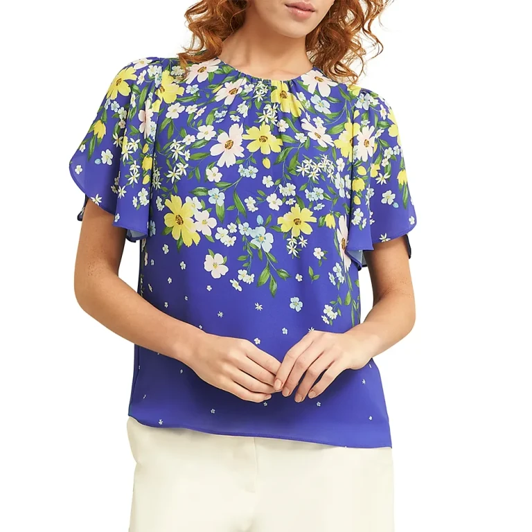 Hobbs London Verena Floral Print Top