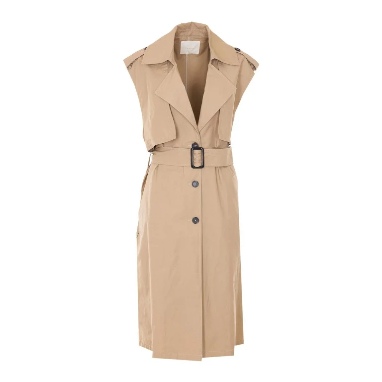 Twinset Robe Au Genou - Beige