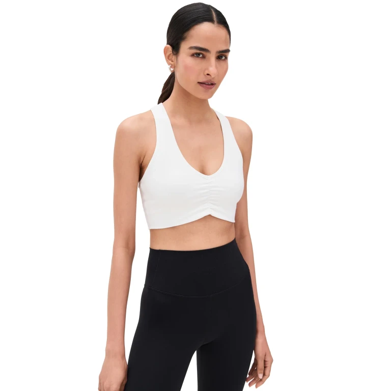 Splits59 Airweight Bra with Ruching White XS