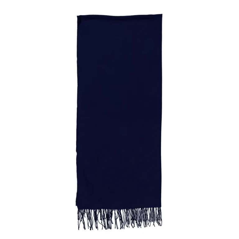 Emporio Armani Eagle Print Fringed Scarf
