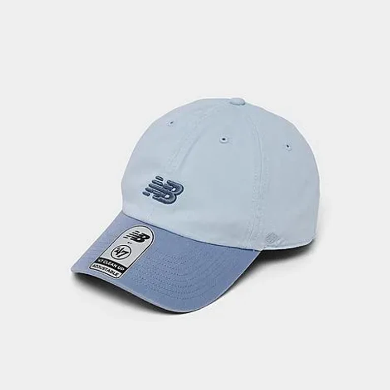 New Balance '47 x Clean Up Strapback Hat in Oxford Blue/Fair Weather