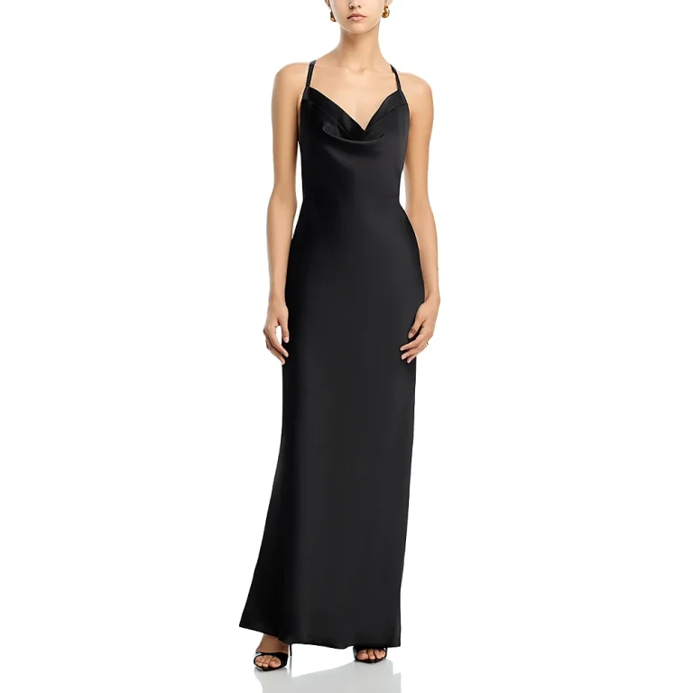 Norma Kamali Crossback Bias Gown