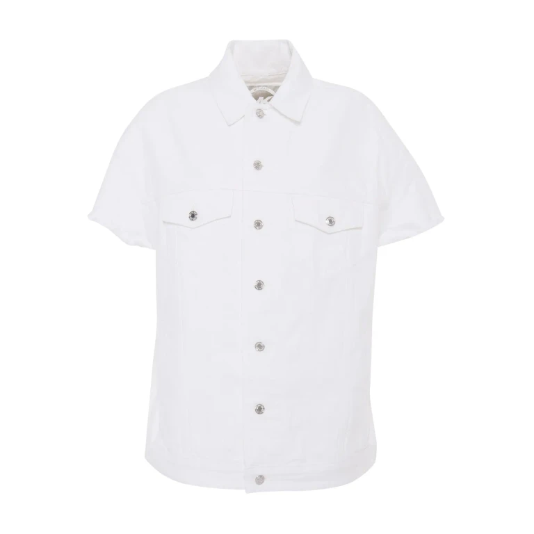 Michael Kors White Womens Denim Jacket