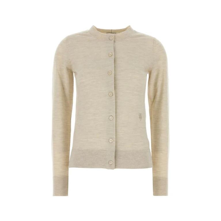 Burberry Sand Wool Cardigan