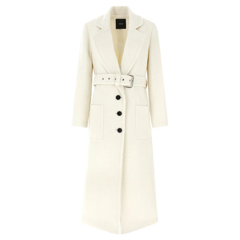Pinko Manteau Long - Blanc