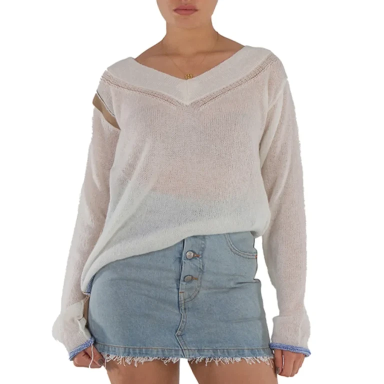 Mm6 Maison Margiela V-Neck Sweater