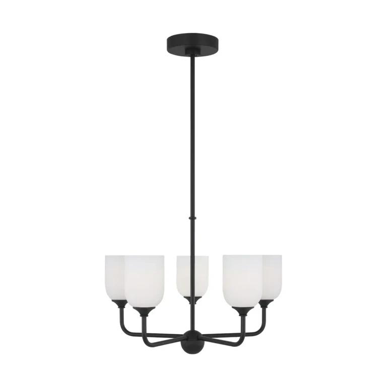 Midnight Black Chandelier from the Emile Collection
