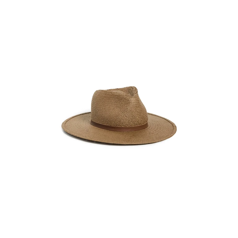 Janessa Leone Sherman Straw Hat Natural L