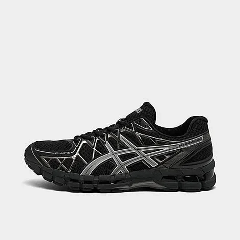Men's ASICS GEL-Kayano 20 Casual Shoes in Black/Clay Grey Size: 7.5
