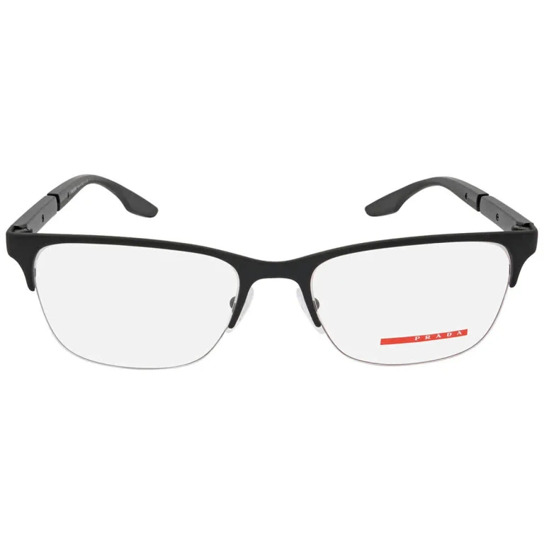 Prada Linea Rossa Demo Rectangular Mens Eyeglasses PS 55OV DG01O1 54
